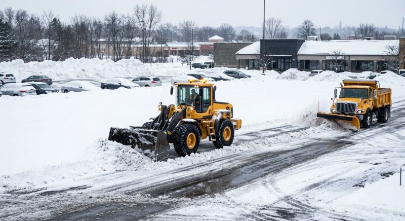 Parking Lot Snow Plowing in Brooklyn, NY