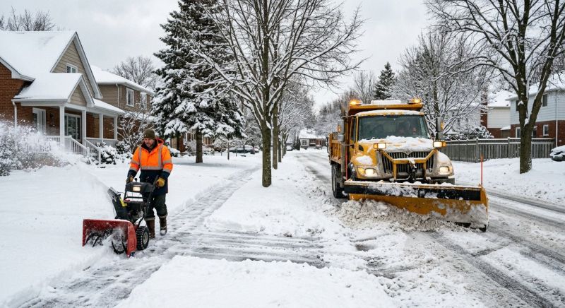 Road Snow Plowing in Long Island, NY
