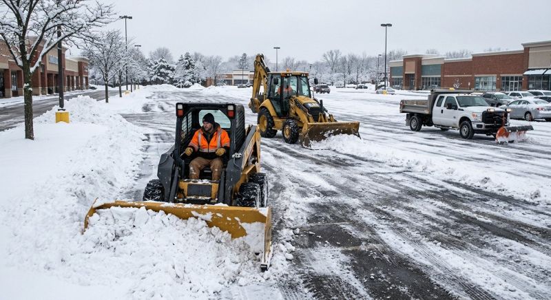 Parking Lot Snow Plowing in New York, NY